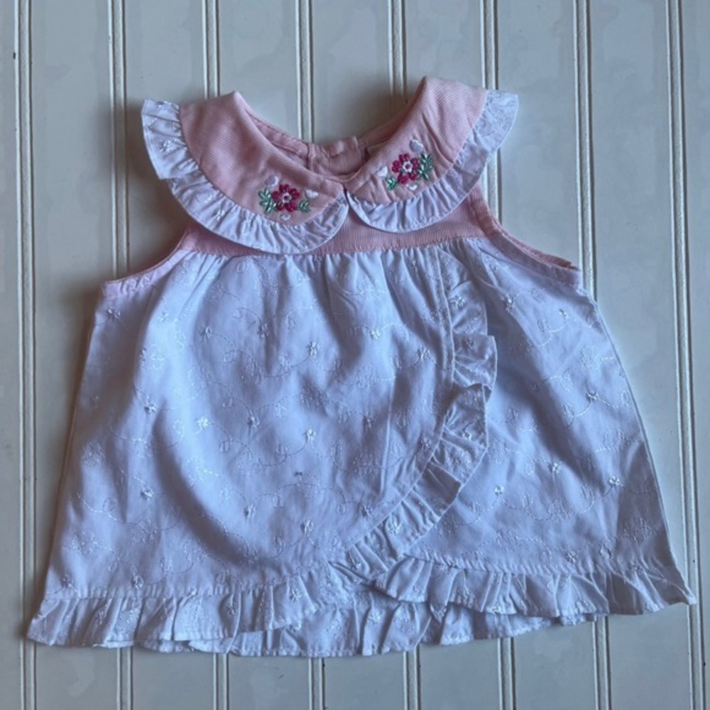 Vintage Baby Girl 3-6M Clothing Bundle Carter's Dresses Sunsuit Spring Lot - Picture 9 of 16